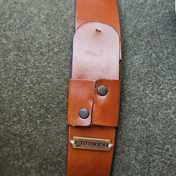 Kangol Olive Brown Wool Trilby Hat S - Picture 4 of 5